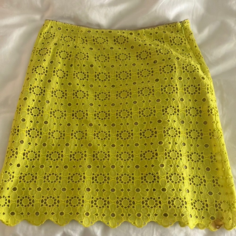 J Crew eyelet skirt